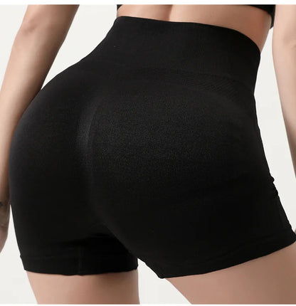 Seamless Shorts High Waisted Elastic Peach Hip Sports Yoga Pants Tight Fitting Quick Drying Fitness Pants for Women Sweatpants