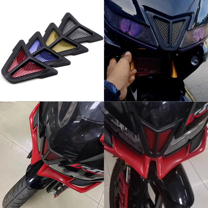 Dirt bike accessories moto decorative air Inlet Head Cover Aluminum Mesh Intake Guard Protector for Yamaha R15-V3 2017-2020