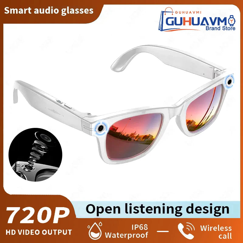 2025 smart glasses bluetooth camera Recording Videos AI Photo Recognition Answer 100+ Languages Translation Music Play Men Women