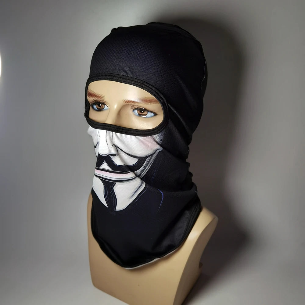 1Piece Israel Balaclava Ski Mask Motorcycle Face Shield Breathable Snood Protective Bandana Scarf Cycling Neck Gaiter Men Summer