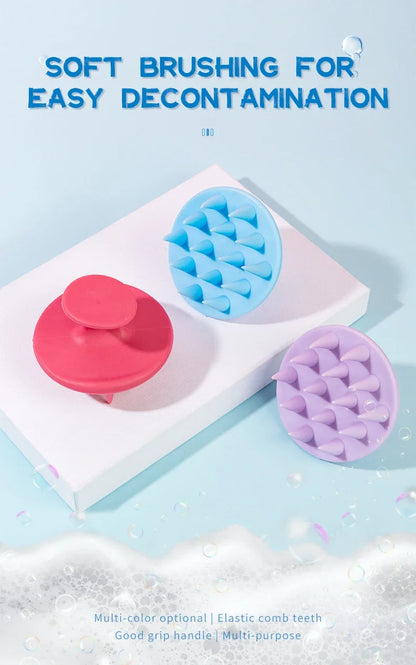 1pcs Hair Brush Scalp Massager for Hair Growth Mold-Free Silicone Scalp Massager Shampoo Brush Scalp Scrubber Exfoliator Tools