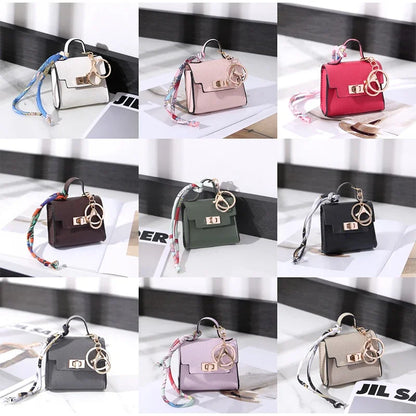 Mini Bag Pendant Small Keychain Case Bag Hanging Accessory Cute Earphone Storage Bag Pendant Keychain Bag Pendant Decoration