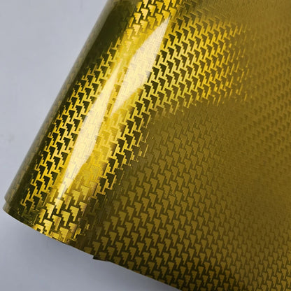 High Glossy Red Blue Green Purple Gold Aircraft Pattern Plated Carbon Fiber Sticker Car Body Films Wrap Vinyl Car Film Wrapping