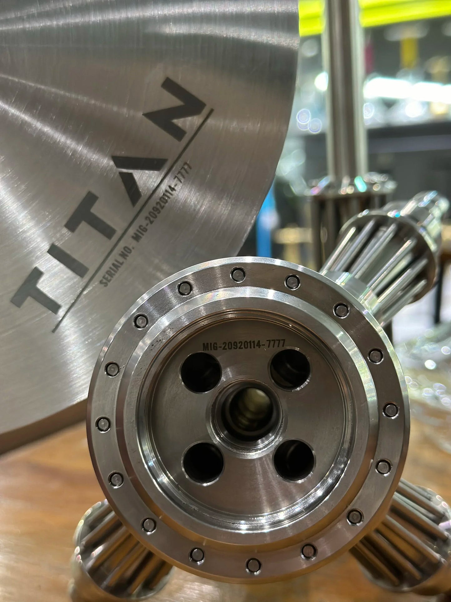 German MIG Titan Hookah High-end 304 Stainless Steel Hookah Shisha Set Bar KTV Hookah