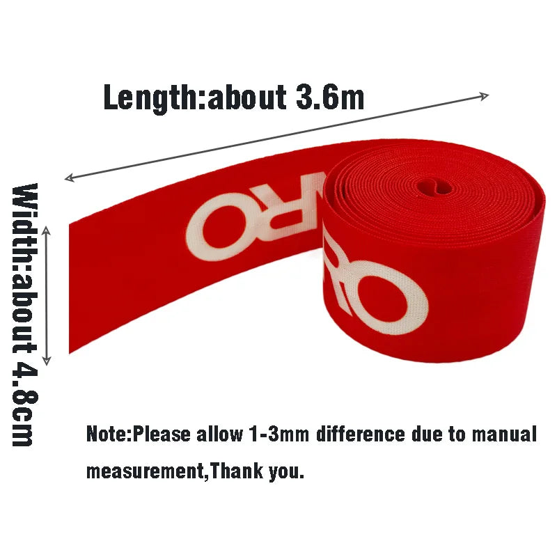 2PC Universal Auto Strengthen Seat Belt Webbing Fabric 3.6M  Car Modified Seat Safety Belts Harness Straps