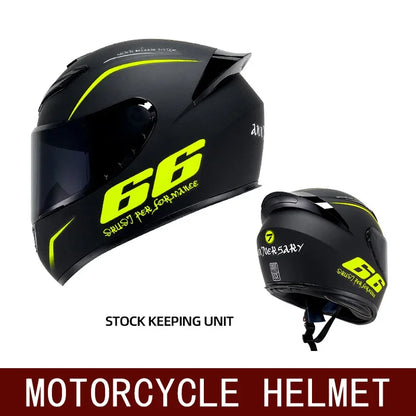 Motorcycle Helmet and Safety Scooter Motorcycle Modular Capacitor Helmet Engine Full Face Integral Motorcycle Full Helmet