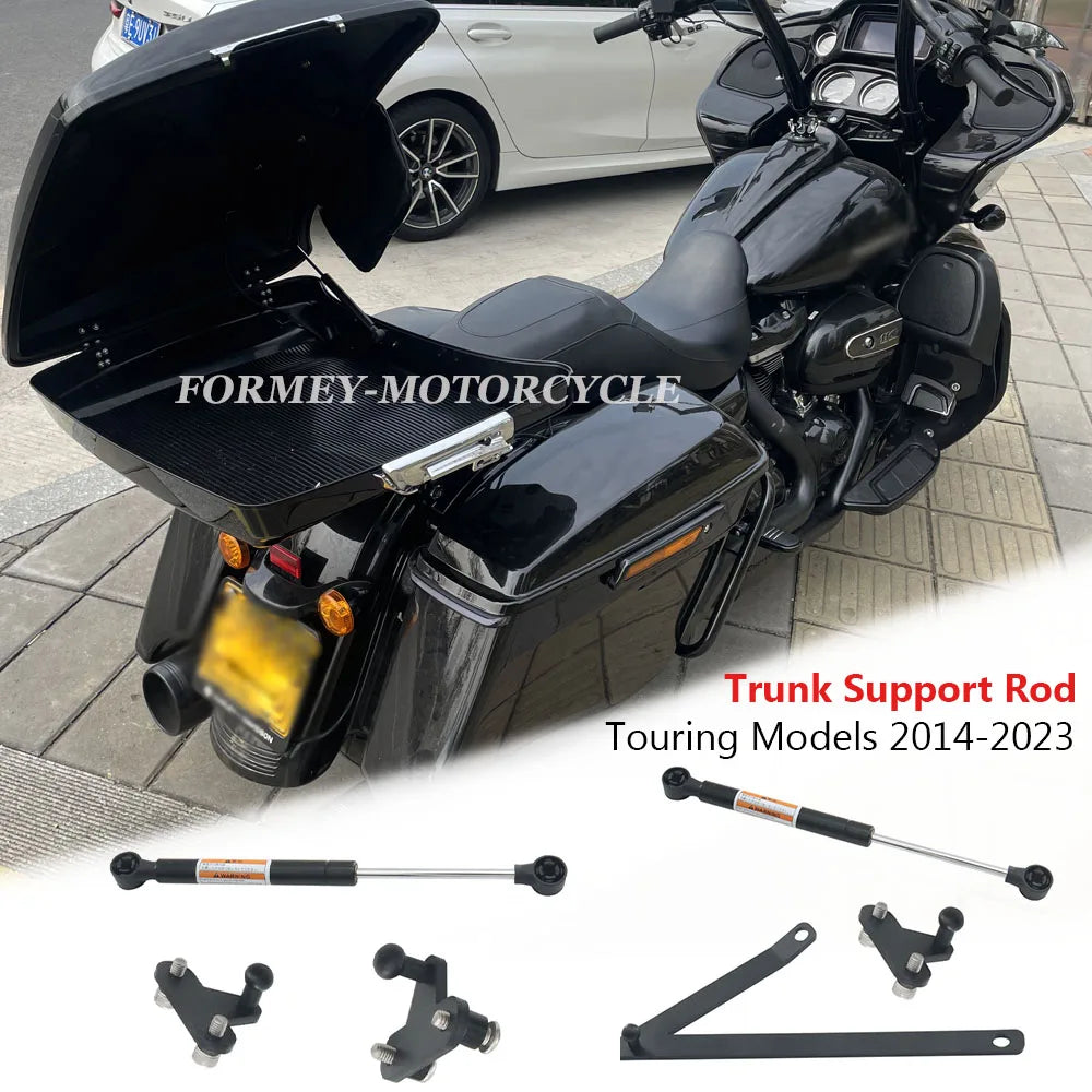 For Harley Touring Road Glide Road King Street Glide 2014-2023 Motorcycle Accessories Tour Pack Trunk Support Rod Hydraulic Rod