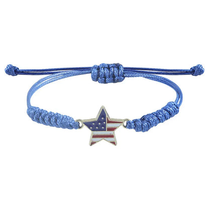 New stylish alloy USA Independence Day Bracelet USA Flag Election Holiday Party Honoring patriotism Bracelet accessories for men