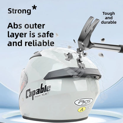 5XL 6XL 7XL Big Size Unisex Motorcycle Helmet Big Head Circumference 60-76cm Riding Safety Helmet All Seasons Casco