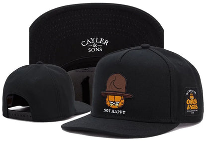 Classic Snapback Hat Cap Hip Hop Style Flat Bill Blank Adjustable Size