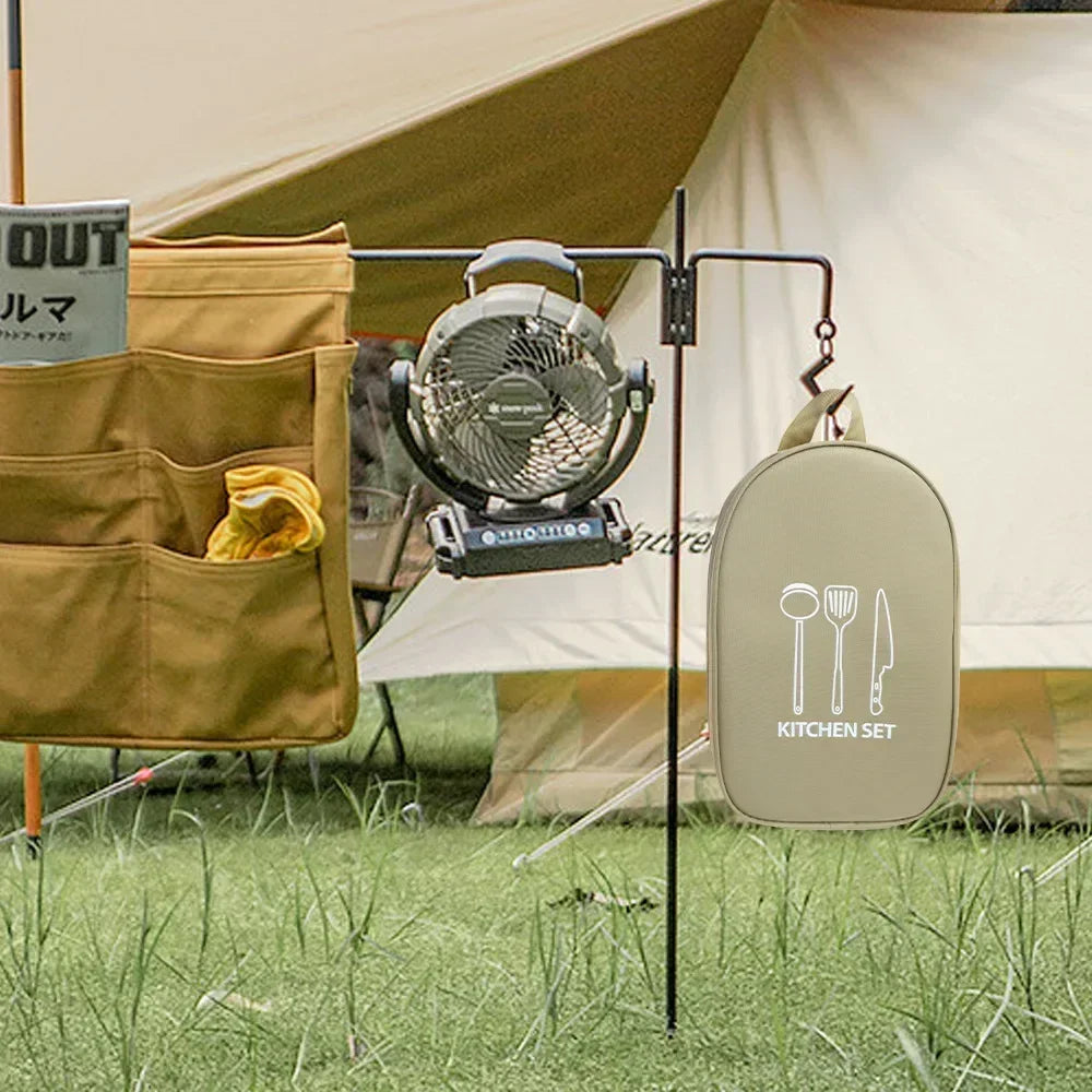 NEW Portable Outdoor Camping Cooking Utensils Storage Bag Picnic Supplies Wilderness Survival Gear Durable Home Goods Ice Bucket