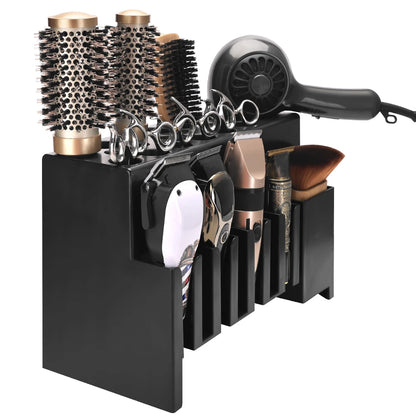 Hair Styling Tools Storage Box For Beauty Scissors Electric Clipper Comb Rack Salon Hairdressing Holder Desktop Case