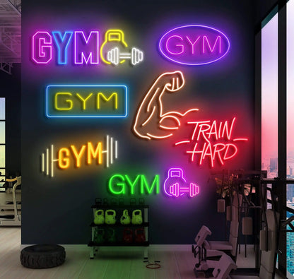 Custom Led Neon Signs Light Letters Name Personalized LED Channel Logo Signage for Gym Shop Business Wedding Room Drop Shipping