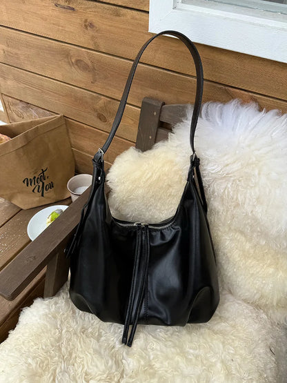 2025 New Retro Underarm Bag Fashion Leisure Large Capacity Shoulder Bag Women's Daily Commuter Bag Crossbody Bag Women's Bag