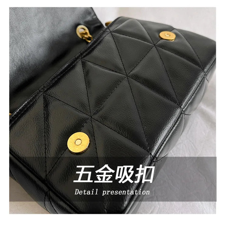 2025 New Luxury Diamond Quilted Chain Bag Women Fashion Crossbody Shoulder Bag For Commute