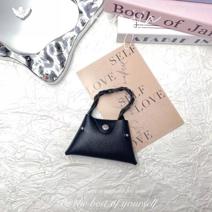Mini Bag Pendant Small Keychain Case Bag Hanging Accessory Cute Earphone Storage Bag Pendant Keychain Bag Pendant Decoration
