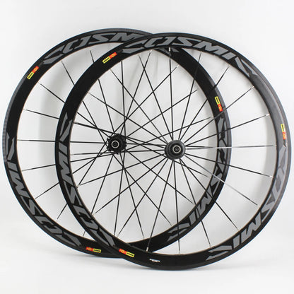 Newest 700C 40mm Road bike 6061 Aluminum alloy bicycle wheelset clincher rim Thru Axle center lock Disc brake hub for 8/9/10/11S