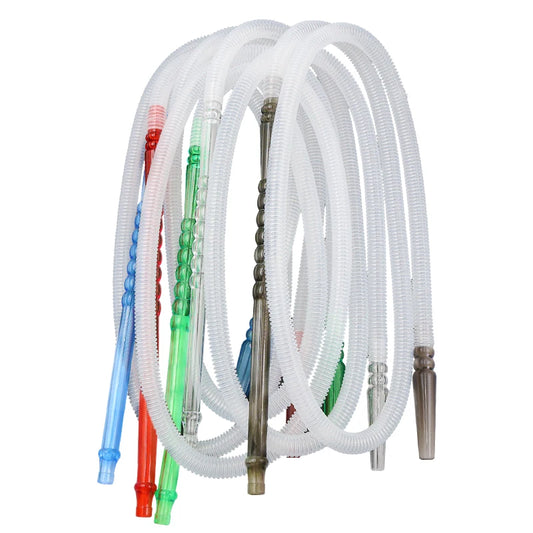 Disposable Hookah Hoses Plastic Handle Mouth Tips Plastic Pipe for Smoke Shisha Lounge Chicha Accessories