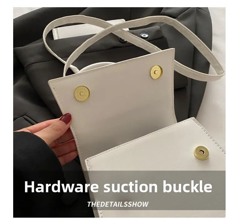 Fashion Crossbody Bag Korean Style Design Handbag Ins Popular Large Capacity Shoulder Bag Multi-functional Small Chain Bag