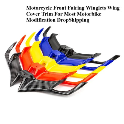 Motorcycle New Front Fairing Winglet Wing Cover Trim for YAMAHA R15 V3 2017 2018 2019 2020 2021 Shark Fin Beak Moto Accessories