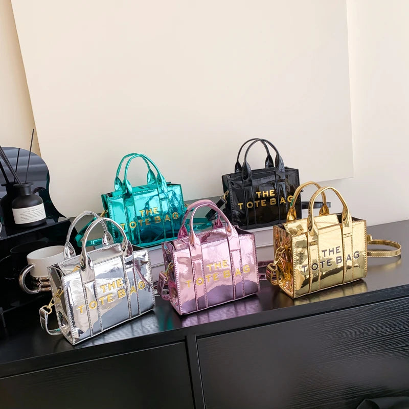 The Tote Bags For Women Crossbody Female Handbag New Solid Words Lette Leisure Large Bag Luxury Fashion Bag designer Bag for PU