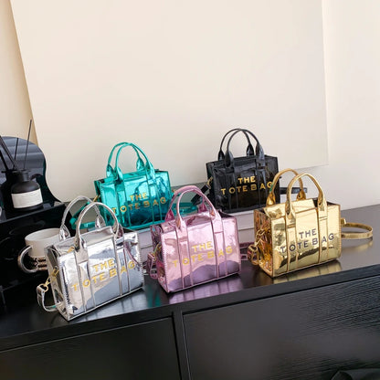 The Tote Bags For Women Crossbody Female Handbag New Solid Words Lette Leisure Large Bag Luxury Fashion Bag designer Bag for PU