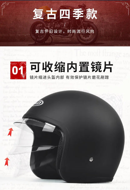 GB Certified Electric Vehicle Helmet for Men and Women All-season Universal Electric Vehicle Safety Helmet Motorcycles Winter