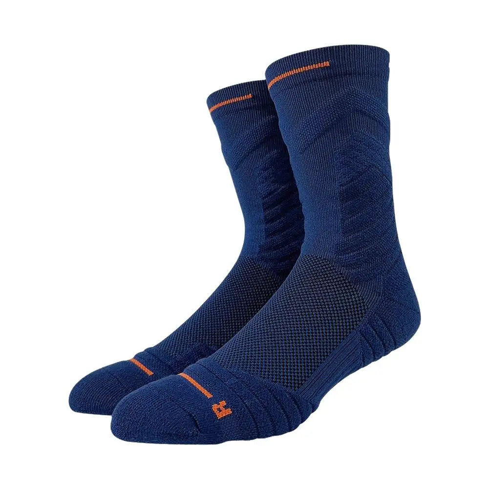 Bullfight 2.0 Men's High-top Sports Towel Basketball Socks Bottom Practical Professional Long-tube Mid-tube Elite Thick Running