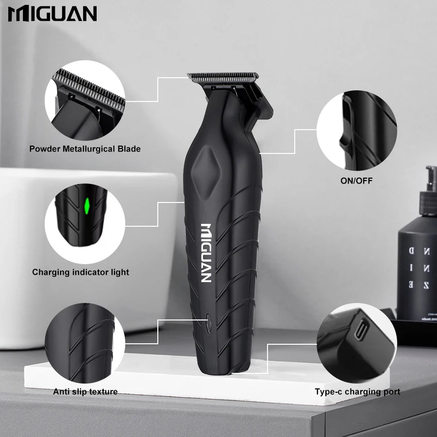 Electric hair clipper, professional hair cutting tool, with 4 limit combs, USB charging, men's hair cutting tool
