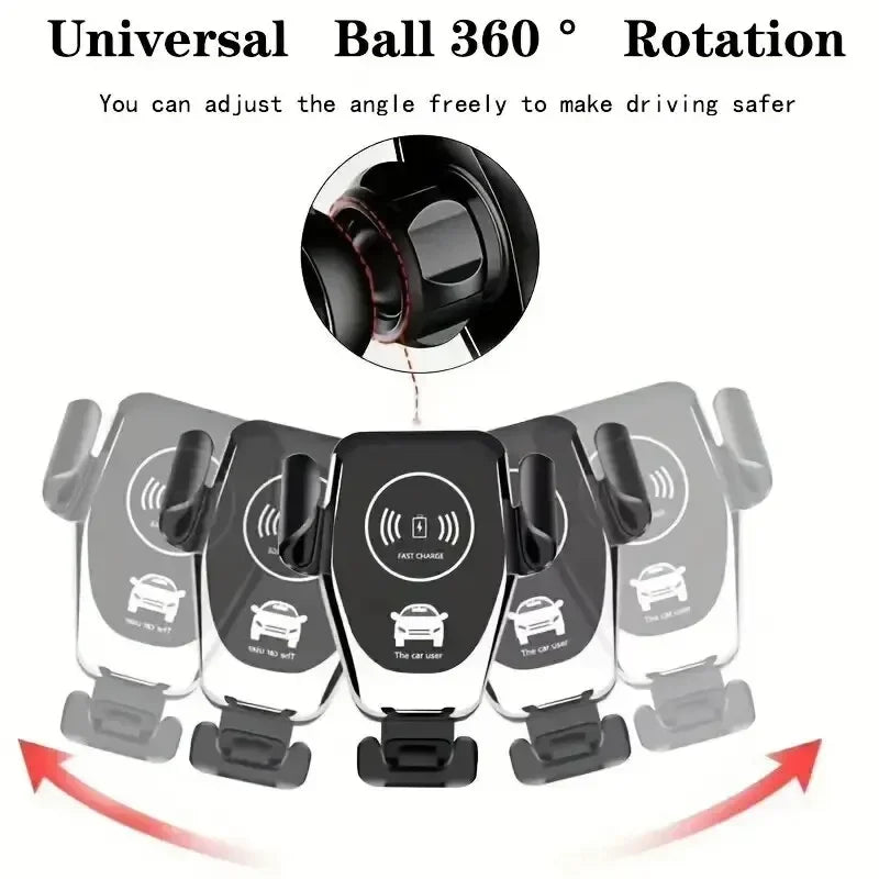 30W Wireless Chargers Fast Car For iPhone 15 14 13 12 11 Pro XS Max XR Samsung Xiaomi Wireless Charging Phone Car Holder Charger