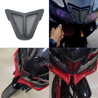 Dirt bike accessories moto decorative air Inlet Head Cover Aluminum Mesh Intake Guard Protector for Yamaha R15-V3 2017-2020