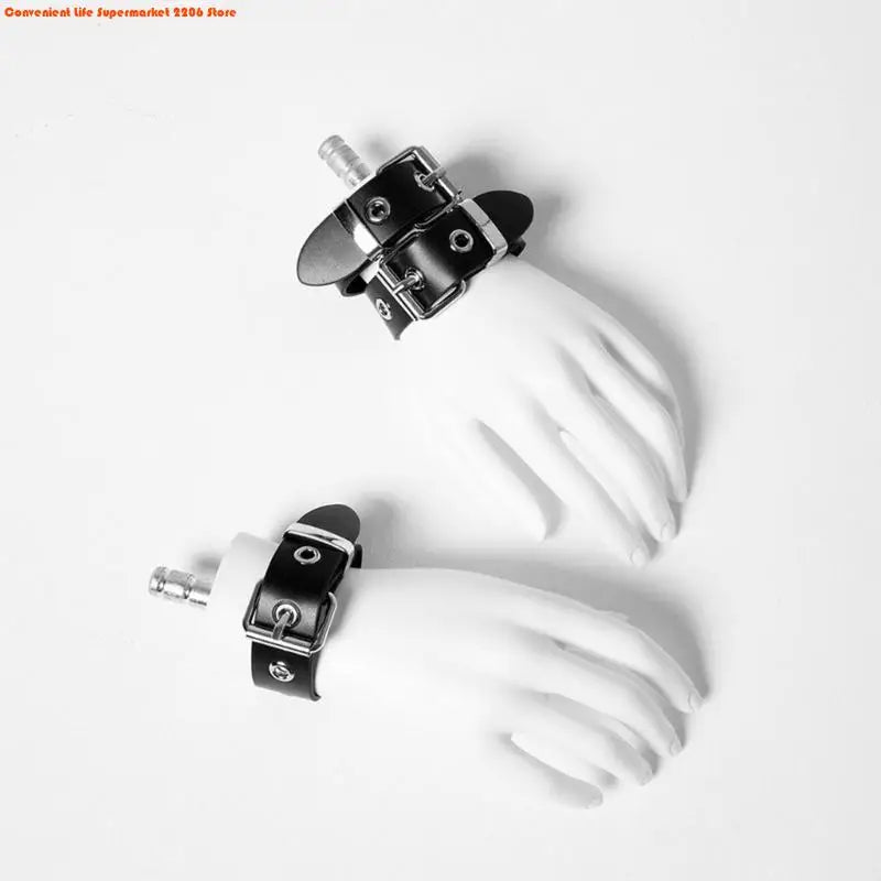 E06E Cool Punk Bracelets Men Women Retro Bracelet Adjustable Wrist Belt Buckle Styles Cuff Bangle Bracelet for Party Club Daily