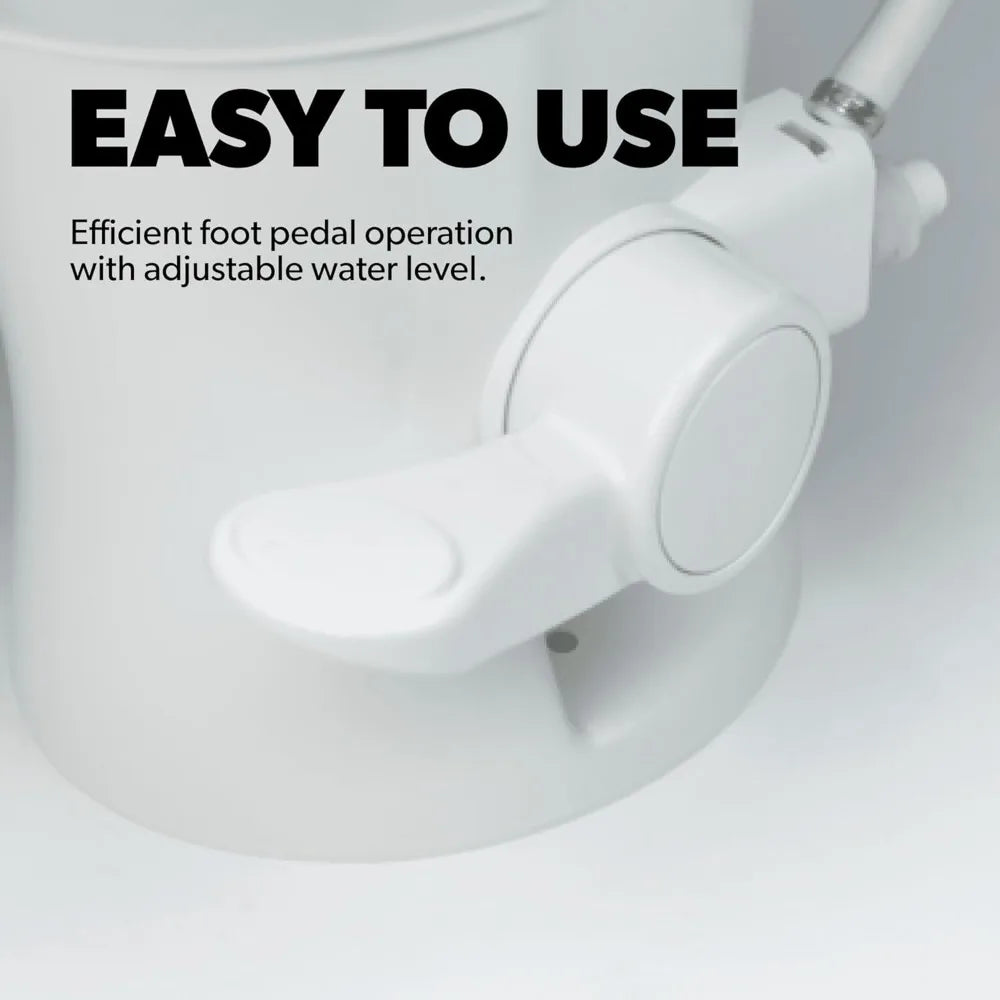DOMETIC 302300071 300 Series Standard Toilet, White