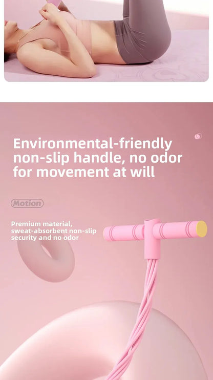 Elastic Bands Pilates Gym Accessories Tension Rope 4/6 Pipes Elastic Puller for Home Gym Belly Abdominal Workout Equipment