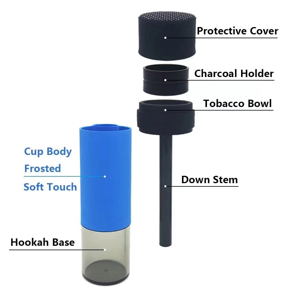 New Arabic Hookah Cup Detachable Portable Fashionable Hookah Holder Household and Car Mounted Hookah Cup Indoor Outdoor
