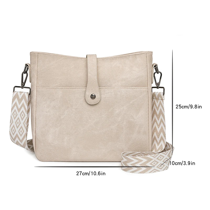 Women's shoulder crossbody bag adds elegance and mystery; Easy to match with casual or formal clothing, showcasing women's elega