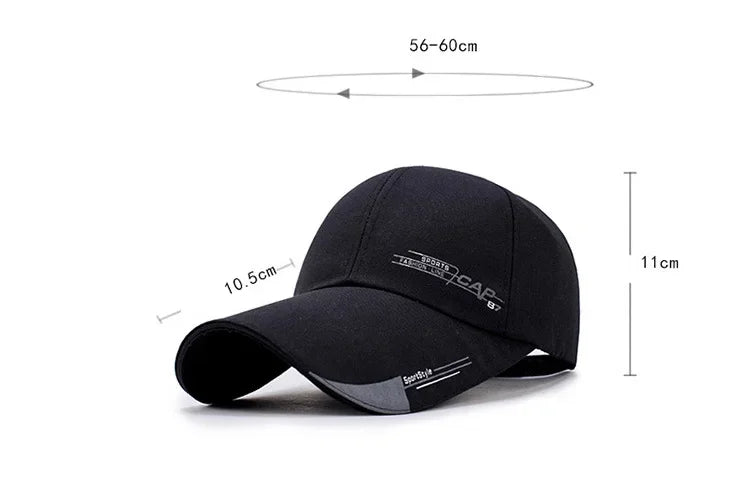 Baseball Cap Sports Cap Solid Color Sun Hat Casual Fashion Outdoor Hip-Hop Gats for Men and Women Hat