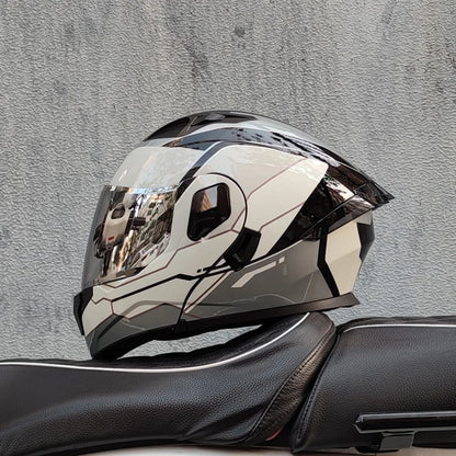 2025 High Quality Motorcycle Helmet Modular Flip Helmet Casco para Motos Dual Lens Full Helmet Casco para Motos DOT Approval