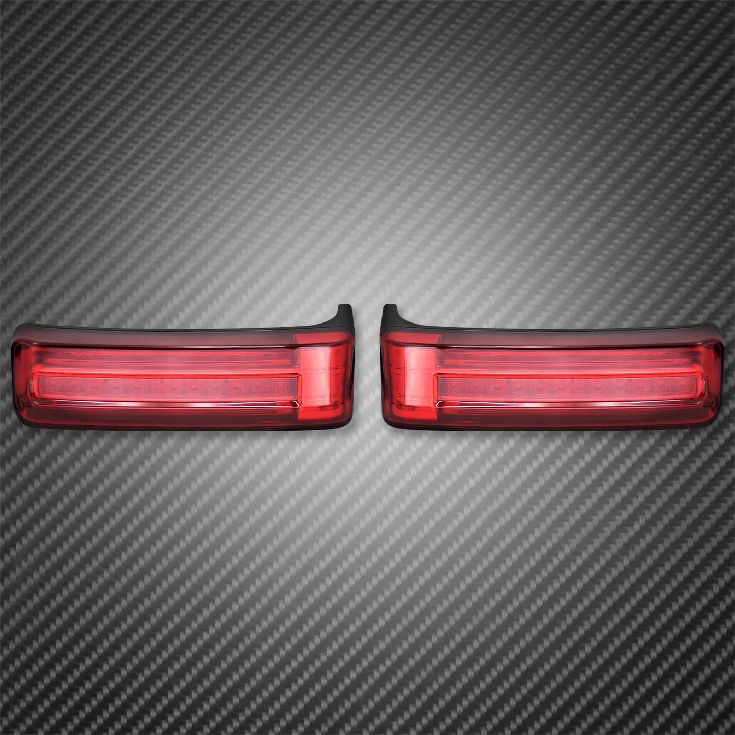2xMotorcycle LED SaddleBag Turn Lamp Light Run Brake Light For Harley Touring Street Glide Road King FLHR Limited CVO 2014-2022
