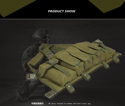 Tactical Vest MOLLE CS Training Equipment Hunting Chest Vest Security Quick Release AK Belly Pocket Vest Hunting Equipment