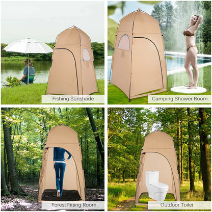 Portable Outdoor Shower Bath Changing Fitting Room Tent Shelter Camping Beach Privacy Toilet photography tent Camping Tent