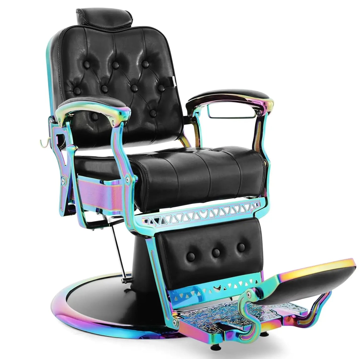 Vintage Barber Chair All Purpose Hydraulic Recline Heavy Duty Salon Beauty Spa Black Barber Chair,Customized