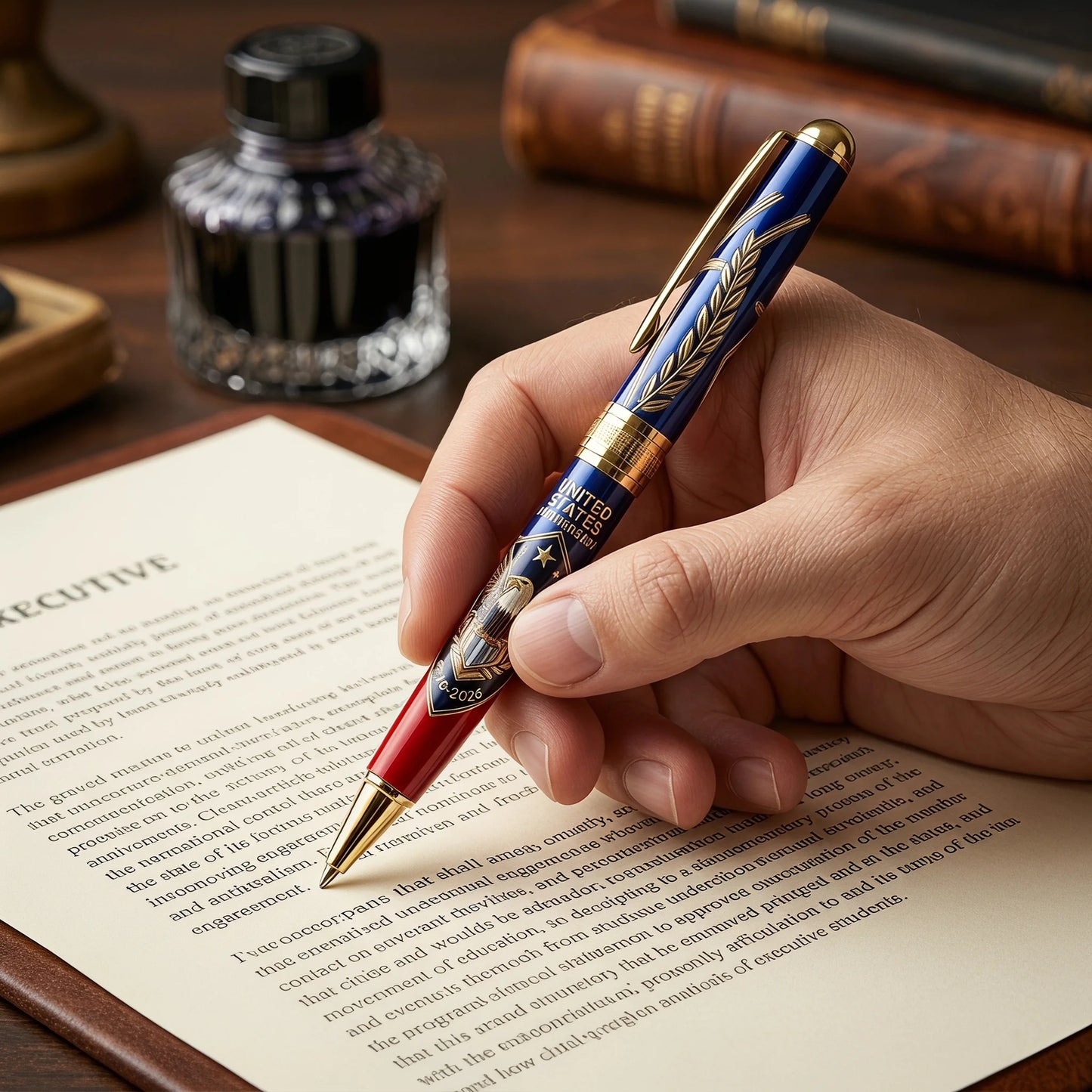 250th Anniversary Commemorative Ballpoint Pen 1776-2026 Collector's Item for Men Lawyers History Enthusiasts