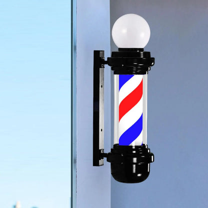 23.6 inch Barber Pole Light Classic Signs Barber Shop Open Sign for Outside