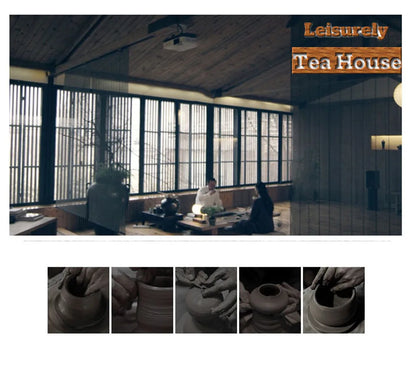 190ml Retro Flower Gilded Silver Hand Grasping Pot Old Rock Mud Treasure Bottle Pot Coarse Pottery Filter Kettle Kung Fu Teaset