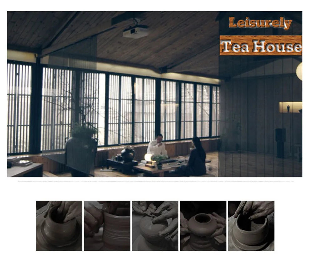 580ML Large Capacity Ceramic Stewed Teapot Tea Brewing Insulated Single Pot Pottery Kettle For Office Outdoor Use Kung Fu Teaset