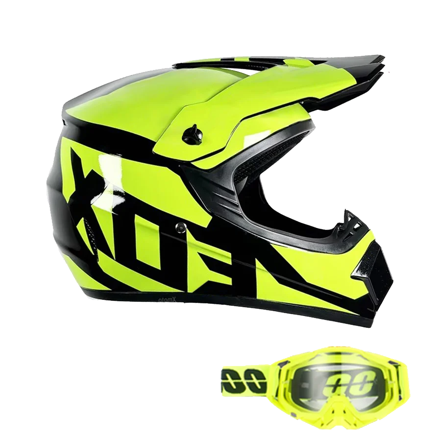 Youth Kids Motocross & Dirt Bike Helmet - Off-Road Downhill AM DH Cross Helmet - DOT Certified for Young Riders