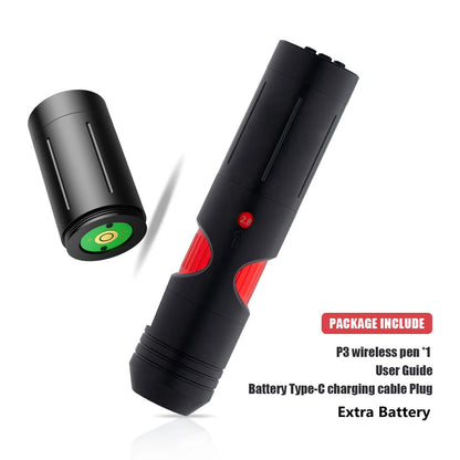EZ P3 Wireless Tattoo Machine Pen Battery Power 2000mAH 6 Adjustable Stroke 2.5mm-4.0mm Swiss Motor Tattoo Gun Tattoo Supply