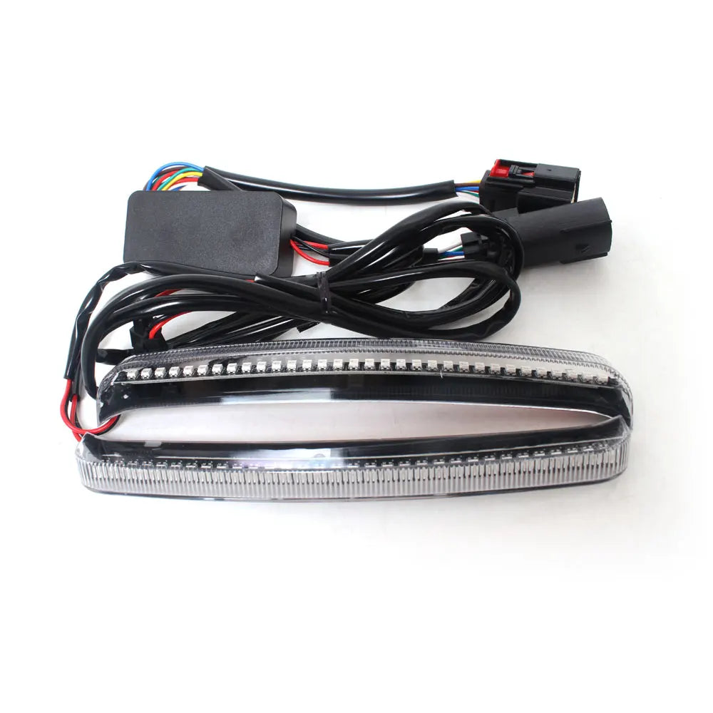 Motorcycle Saddlebag LED Flowing Light Turn Signal Brake Running Lamp For Harley Touring Road King Electra Street Glide 2014-23