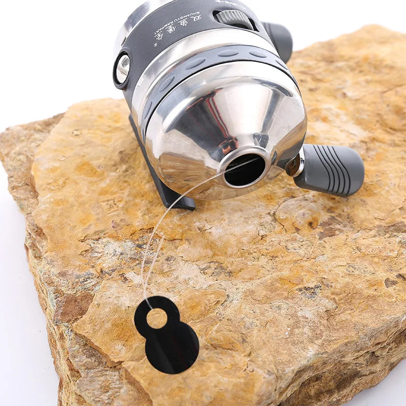 Bowfishing Reel Seat Spincast Reel with Fishing Reel Seat Gear Right and Left Hand for Recvrve Compound Bow